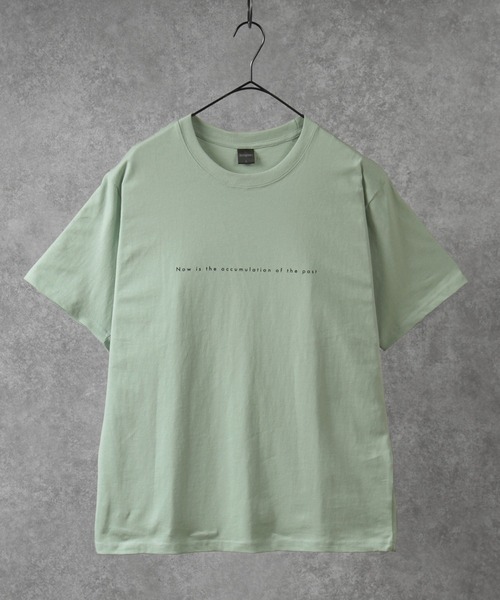 make a ray!（メイク ア レイ！）の「メッセージ＆シンプルロゴ グラフィック プリントTシャツ（Tシャツ/カットソー・メンズ・ミント/ホワイト/ホワイト系その他/ベージュ/ライトブルー/ブラック・M/L/XL）」の11枚目の写真