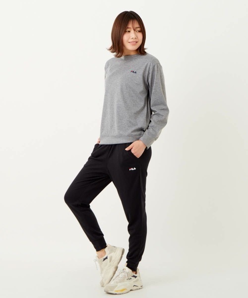 FILA(フィラ)の「【FILA:フィラ】レディーススウェットパンツ(スウェットパンツ・レディース・ブラック/パープル/ネイビー/杢グレー・SMALL/MEDIUM/LARGE/X-LARGE)」の18枚目の写真