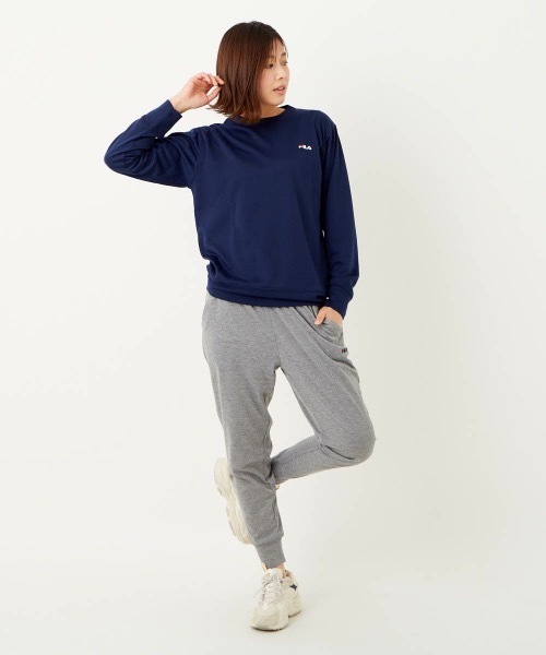 FILA(フィラ)の「【FILA:フィラ】レディーススウェットパンツ(スウェットパンツ・レディース・ブラック/パープル/ネイビー/杢グレー・SMALL/MEDIUM/LARGE/X-LARGE)」の19枚目の写真