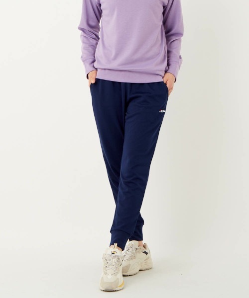 FILA(フィラ)の「【FILA:フィラ】レディーススウェットパンツ(スウェットパンツ・レディース・ブラック/パープル/ネイビー/杢グレー・SMALL/MEDIUM/LARGE/X-LARGE)」の16枚目の写真