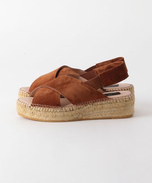 GAIMO（ガイモ）の「◆[ ガイモ ] gaimo CFC クロス ウェッジ サンダル（サンダル・レディース・ブラック/モカ・38/35/36/37）」の3枚目の写真