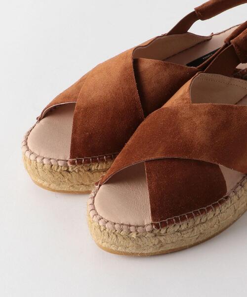 GAIMO（ガイモ）の「◆[ ガイモ ] gaimo CFC クロス ウェッジ サンダル（サンダル・レディース・ブラック/モカ・38/35/36/37）」の6枚目の写真