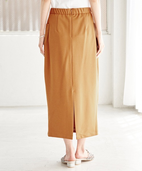 ROPE' PICNIC(ロペピクニック)の「リネン調ジャージカラースカート(スカート・レディース・ブラック/ブルー/オレンジ/ラベンダー・36/38)」の18枚目の写真