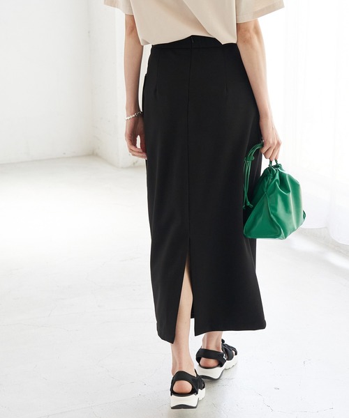 ROPE' PICNIC(ロペピクニック)の「リネン調ジャージカラースカート(スカート・レディース・ブラック/ブルー/オレンジ/ラベンダー・36/38)」の15枚目の写真