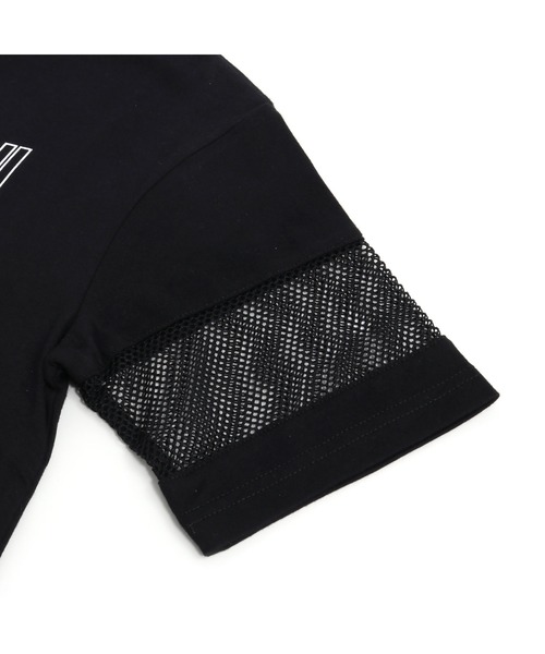 SISTER JENNI（SISTER JENNI）の「スリーブメッシュロング丈Tシャツ（Tシャツ/カットソー・キッズ・オフホワイト/ブラック・150cm/140cm/160cm/130cm）」の13枚目の写真