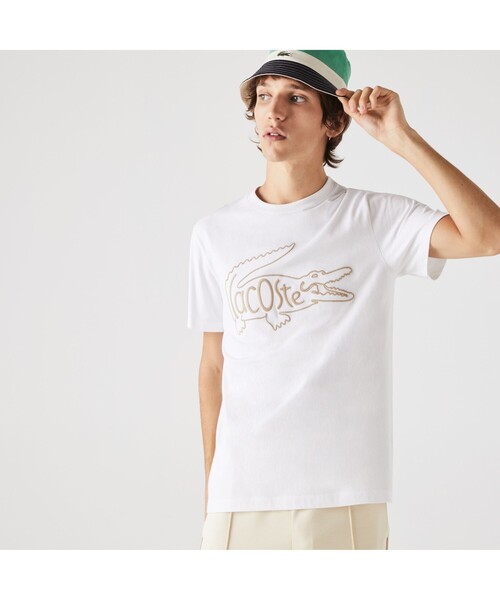 ラコステ LACOSTE Tシャツ ビッグロゴ ペアTシャツ S L ラコステ LACOSTE Tシャツ ビッグロゴ ペアTシャツ S L