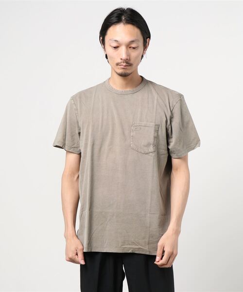 Guess（ゲス）の「Sueded Jersey Tee（Tシャツ/カットソー・メンズ・ホワイト/ライトブルー/ベージュ/ブラウン/ダークグレー・SMALL/MEDIUM/LARGE/X-LARGE）」の7枚目の写真
