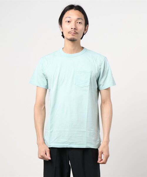 Guess（ゲス）の「Sueded Jersey Tee（Tシャツ/カットソー・メンズ・ホワイト/ライトブルー/ベージュ/ブラウン/ダークグレー・SMALL/MEDIUM/LARGE/X-LARGE）」の13枚目の写真