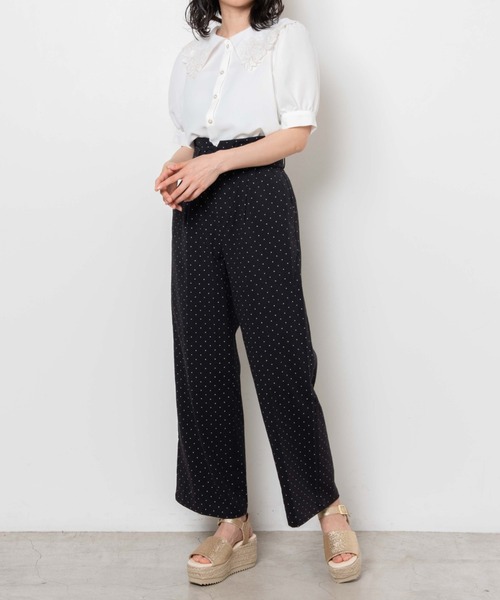WEGO（ウィゴー）の「WEGO/刺繍ビック襟ブラウス（シャツ/ブラウス・レディース・ホワイト・FREE）」の4枚目の写真