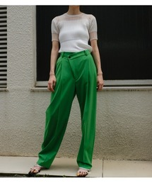 LE CIEL BLEU | Asymmetric Front Slouchy Pants(その他パンツ)