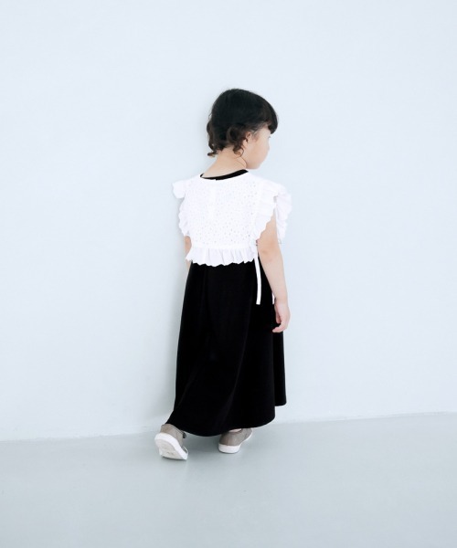 LOWRYS FARM（ローリーズファーム）の「カットワークシシュウツケエリ　951601（付け襟・キッズ・ブラック/オフホワイト・FREE）」の6枚目の写真