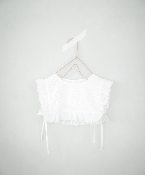 LOWRYS FARM（ローリーズファーム）の「カットワークシシュウツケエリ　951601（付け襟・キッズ・ブラック/オフホワイト・FREE）」の8枚目の写真