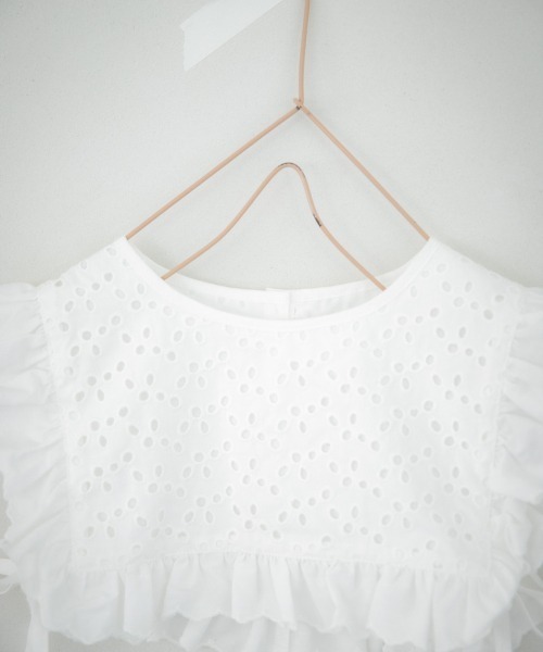 LOWRYS FARM（ローリーズファーム）の「カットワークシシュウツケエリ　951601（付け襟・キッズ・ブラック/オフホワイト・FREE）」の9枚目の写真