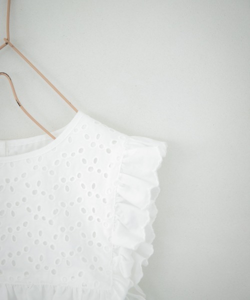 LOWRYS FARM（ローリーズファーム）の「カットワークシシュウツケエリ　951601（付け襟・キッズ・ブラック/オフホワイト・FREE）」の11枚目の写真