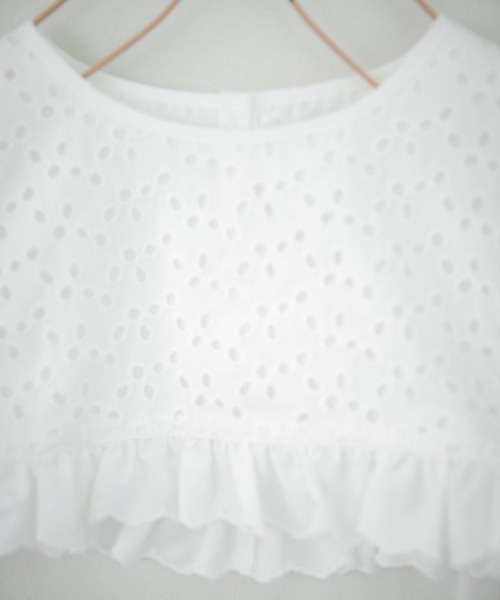 LOWRYS FARM（ローリーズファーム）の「カットワークシシュウツケエリ　951601（付け襟・キッズ・ブラック/オフホワイト・FREE）」の12枚目の写真