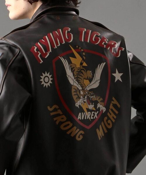 最終価格❗️AVIREX A-2 フライングタイガー❗️ AVIREX アビレックス A-2 フライングタイガース フライトレザー