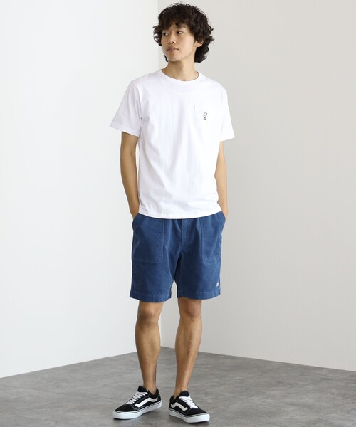 BEAMS HEART（ビームスハート）の「【ユニセックス】ベアー ポケット Tシャツ（Tシャツ/カットソー・メンズ・ベージュ/ネイビー/ホワイト/オリーブ・MEDIUM/X-LARGE/SMALL/LARGE）」の20枚目の写真