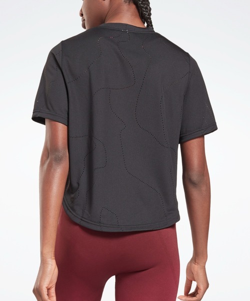 Reebok(リーボック)の「ユナイテッド バイ フィットネス パーフォレーテッド Tシャツ / United By Fitness Perforated Tee(Tシャツ/カットソー・レディース・ブラック/ブルー・LARGE/X-LARGE/XX-LARGE/MEDIUM/SMALL/X-SMALL)」の13枚目の写真
