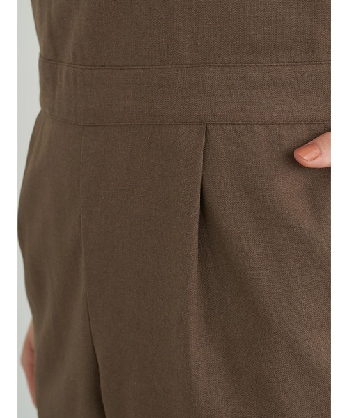 earth music&ecology(アースミュージックアンドエコロジー)の「フレアサロペット *(サロペット/オーバーオール・レディース・ブラック/ブラウン・S/M)」の10枚目の写真