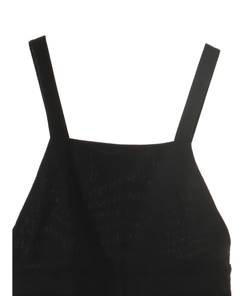 earth music&ecology(アースミュージックアンドエコロジー)の「フレアサロペット *(サロペット/オーバーオール・レディース・ブラック/ブラウン・S/M)」の15枚目の写真