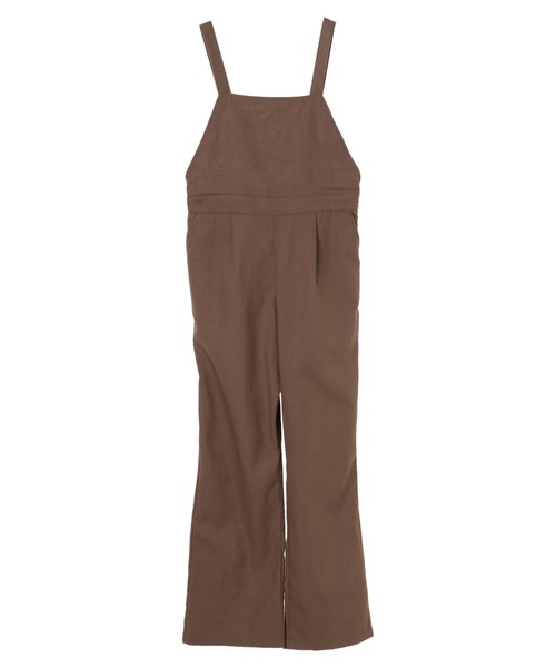 earth music&ecology(アースミュージックアンドエコロジー)の「フレアサロペット *(サロペット/オーバーオール・レディース・ブラック/ブラウン・S/M)」の19枚目の写真