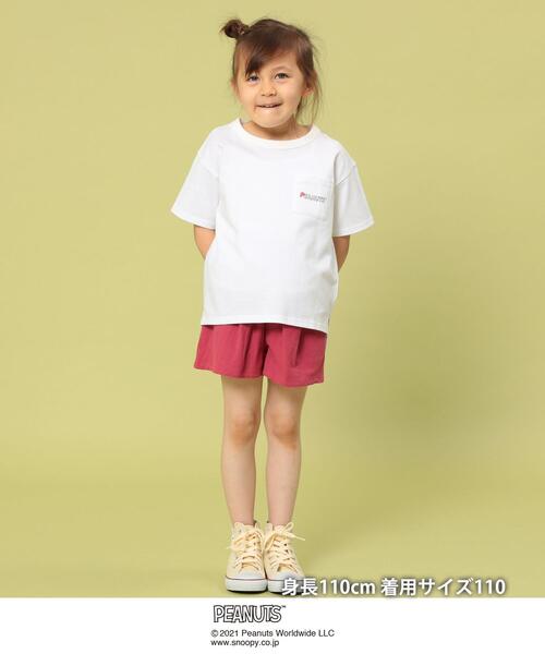 coen(コーエン)の「【coen キッズ/ジュニア】クリニクラウン PEANUTS Tシャツ21SS(SNOOPY/スヌーピー)(Tシャツ/カットソー・キッズ・ライトブルー/ホワイト・100/120/130/110)」の3枚目の写真