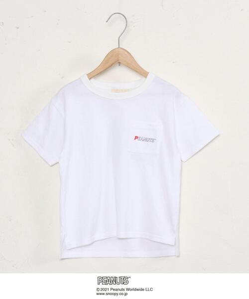 coen(コーエン)の「【coen キッズ/ジュニア】クリニクラウン PEANUTS Tシャツ21SS(SNOOPY/スヌーピー)(Tシャツ/カットソー・キッズ・ライトブルー/ホワイト・100/120/130/110)」の7枚目の写真