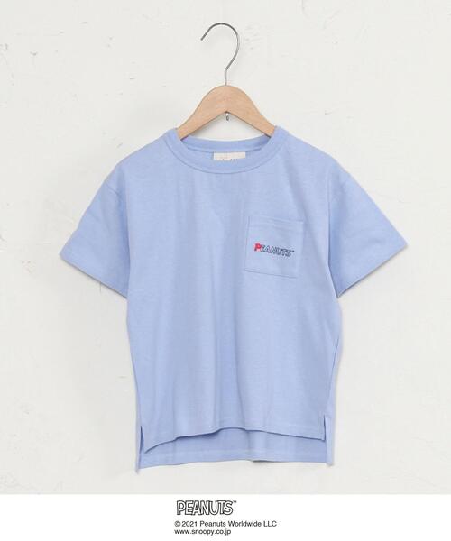 coen(コーエン)の「【coen キッズ/ジュニア】クリニクラウン PEANUTS Tシャツ21SS(SNOOPY/スヌーピー)(Tシャツ/カットソー・キッズ・ライトブルー/ホワイト・100/120/130/110)」の8枚目の写真