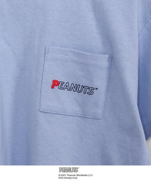 coen(コーエン)の「【coen キッズ/ジュニア】クリニクラウン PEANUTS Tシャツ21SS(SNOOPY/スヌーピー)(Tシャツ/カットソー・キッズ・ライトブルー/ホワイト・100/120/130/110)」の16枚目の写真