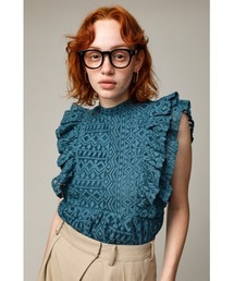 SLY | RUFFLE LACE TOPS/ラッフルレーストップス(シャツ/ブラウス)