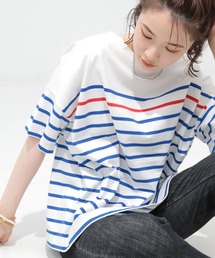 AMERICAN HOLIC | パネルボーダーカットプルオーバー(Tシャツ/カットソー)