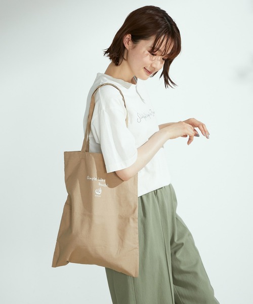 ONIGIRI（オニギリ）の「【一部店舗限定】トートバッグ（トートバッグ・レディース・ベージュ/ブルー/グリーン/マスタード・FREE）」の2枚目の写真