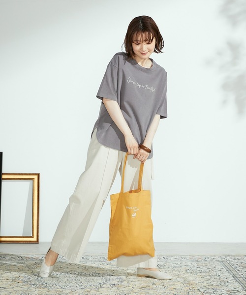 ONIGIRI（オニギリ）の「【一部店舗限定】トートバッグ（トートバッグ・レディース・ベージュ/ブルー/グリーン/マスタード・FREE）」の12枚目の写真