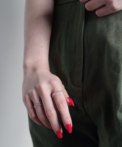 Taaii(ターイ)の「Taaii : SILVER 925 KIHEI RING / シルバー925 喜平リング(リング・レディース・シルバー・7号)」の4枚目の写真