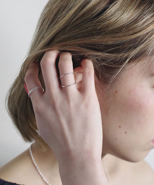 Taaii(ターイ)の「Taaii : SILVER 925 KIHEI RING / シルバー925 喜平リング(リング・レディース・シルバー・7号)」の5枚目の写真