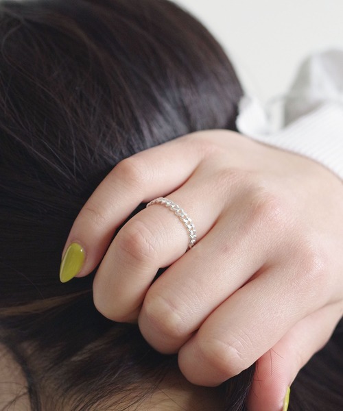 Taaii(ターイ)の「Taaii : SILVER 925 KIHEI RING / シルバー925 喜平リング(リング・レディース・シルバー・7号)」の2枚目の写真