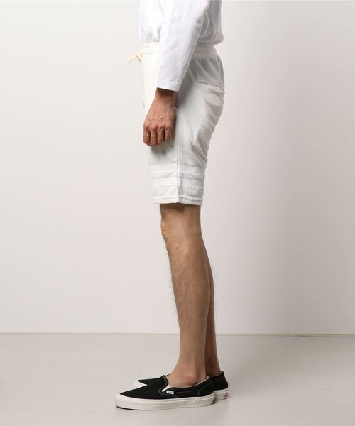 TONE SELECT WEAR(トーンセレクトウェア)の「【TONE BY AS】パイルラインショーツ(BL)(その他パンツ・メンズ・アイボリー/ブラック/チャコールグレー/ベージュ/ネイビー/イエロー系その他/ピンク系その他・MEDIUM/LARGE)」の8枚目の写真