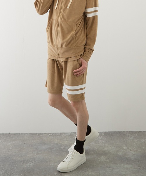 TONE SELECT WEAR(トーンセレクトウェア)の「【TONE BY AS】パイルラインショーツ(BL)(その他パンツ・メンズ・アイボリー/ブラック/チャコールグレー/ベージュ/ネイビー/イエロー系その他/ピンク系その他・MEDIUM/LARGE)」の14枚目の写真