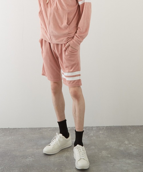 TONE SELECT WEAR(トーンセレクトウェア)の「【TONE BY AS】パイルラインショーツ(BL)(その他パンツ・メンズ・アイボリー/ブラック/チャコールグレー/ベージュ/ネイビー/イエロー系その他/ピンク系その他・MEDIUM/LARGE)」の13枚目の写真