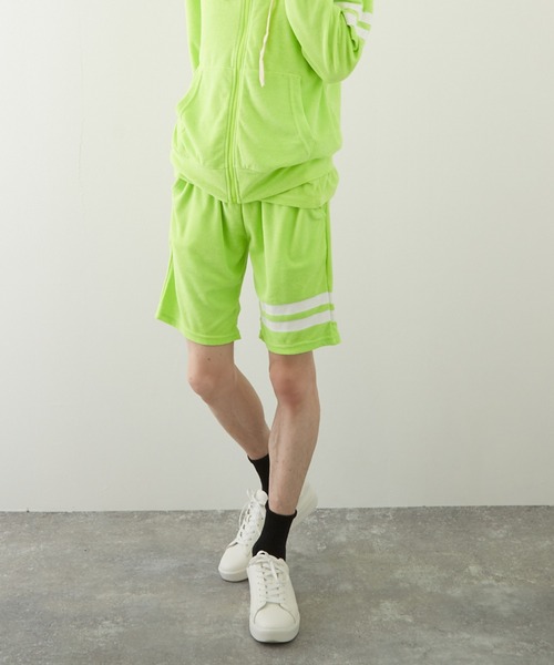 TONE SELECT WEAR(トーンセレクトウェア)の「【TONE BY AS】パイルラインショーツ(BL)(その他パンツ・メンズ・アイボリー/ブラック/チャコールグレー/ベージュ/ネイビー/イエロー系その他/ピンク系その他・MEDIUM/LARGE)」の12枚目の写真
