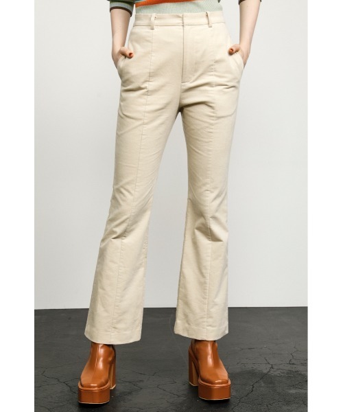 SLY（スライ）の「FINE COLE FLARE PT フレア パンツ（スラックス・レディース・アイボリー/ライトブルー/ホワイト系その他2・1/2/0）」の16枚目の写真