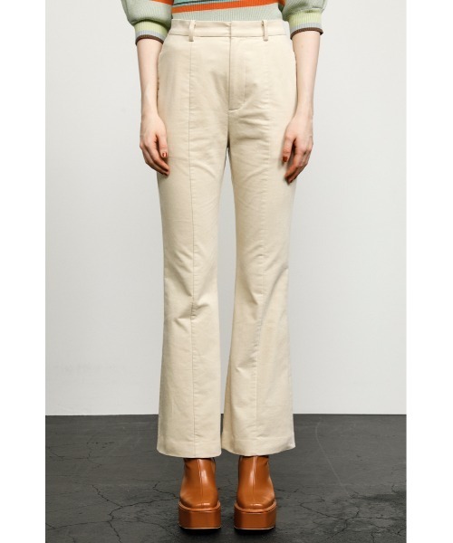 SLY（スライ）の「FINE COLE FLARE PT フレア パンツ（スラックス・レディース・アイボリー/ライトブルー/ホワイト系その他2・1/2/0）」の17枚目の写真