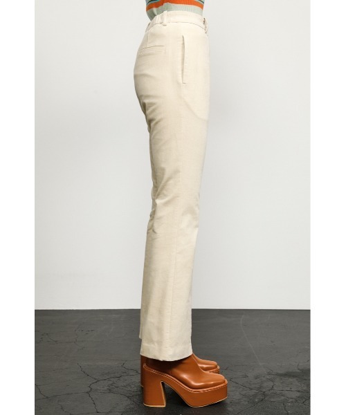 SLY（スライ）の「FINE COLE FLARE PT フレア パンツ（スラックス・レディース・アイボリー/ライトブルー/ホワイト系その他2・1/2/0）」の18枚目の写真