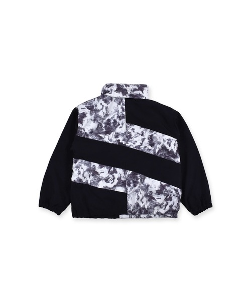 WASK（ワスク）の「WASK/ムラ柄 切り替え ジャケット (100~160cm)（ブルゾン・キッズ・ブラック・140/130/110/120/160/100/150）」の2枚目の写真