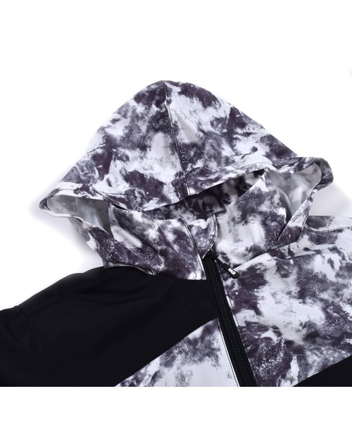 WASK（ワスク）の「WASK/ムラ柄 切り替え ジャケット (100~160cm)（ブルゾン・キッズ・ブラック・140/130/110/120/160/100/150）」の6枚目の写真