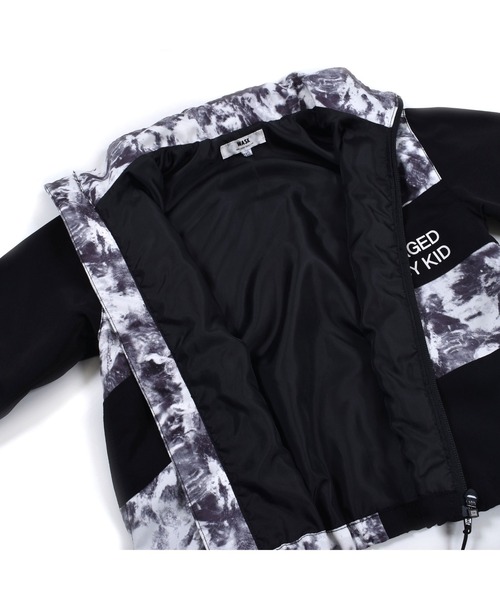 WASK（ワスク）の「WASK/ムラ柄 切り替え ジャケット (100~160cm)（ブルゾン・キッズ・ブラック・140/130/110/120/160/100/150）」の10枚目の写真