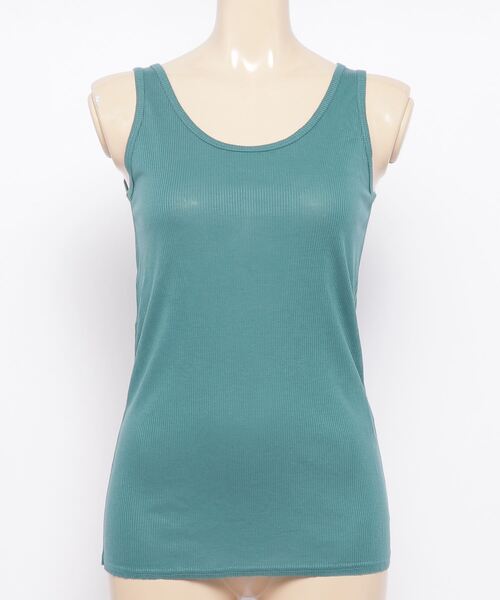Luva TRAM（ルーバトラム）の「LUVA TRAM （ルーバトラム） テレコタンクトップ（タンクトップ・レディース・ピンク/レモンイエロー/ターコイズブルー・FREE）」の2枚目の写真