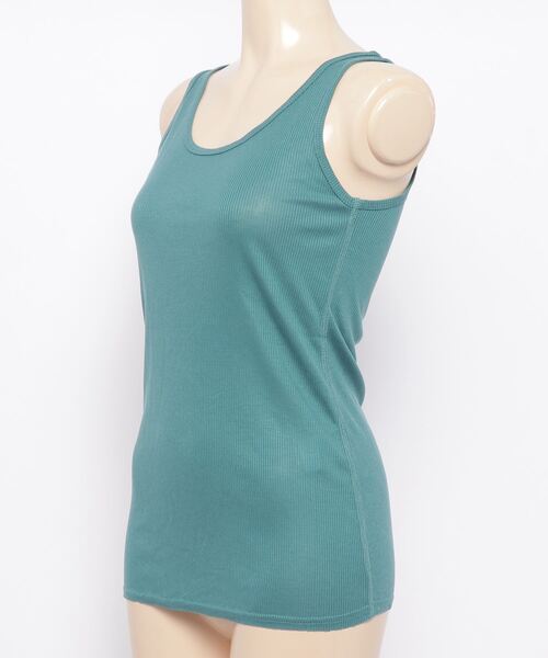 Luva TRAM（ルーバトラム）の「LUVA TRAM （ルーバトラム） テレコタンクトップ（タンクトップ・レディース・ピンク/レモンイエロー/ターコイズブルー・FREE）」の5枚目の写真