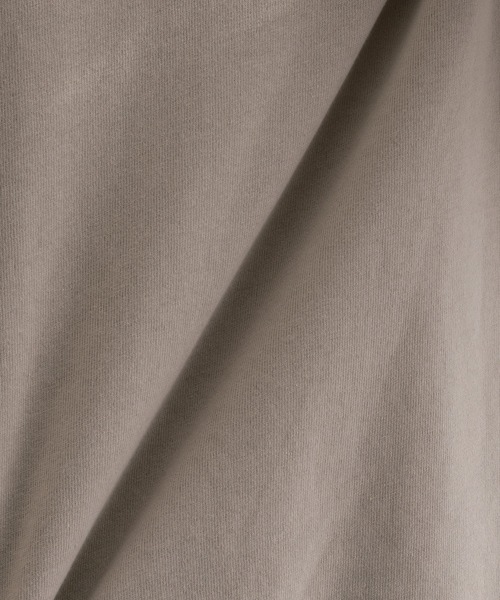 epnok（エプノック）の「タックオーバーロンT（Tシャツ/カットソー・メンズ・ブラック/オフホワイト/グリーン/グレイッシュベージュ/グレイッシュブルー・SMALL/MEDIUM/LARGE）」の9枚目の写真