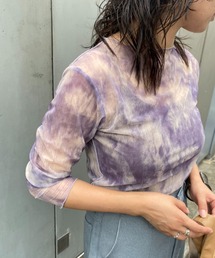 Kastane | シアータイダイキャミ付きインナー(Tシャツ/カットソー)